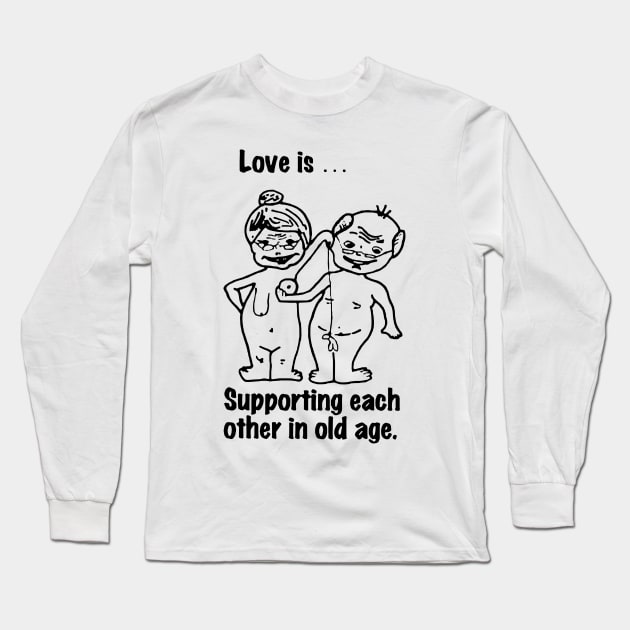 SUPPORTING EACH OTHER Long Sleeve T-Shirt by TheCosmicTradingPost